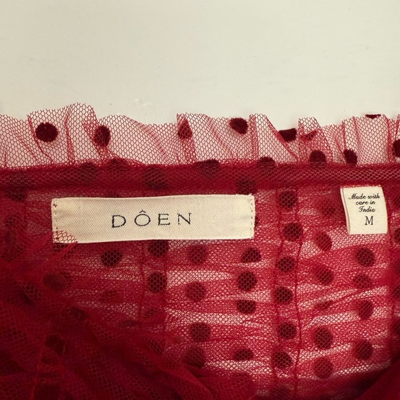 Doen Red Maxi Dress - Picture 3 of 6